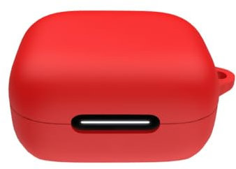 RanTuo Bluetooth Earphone Case Compatible with Anker Soundcore R50i NC, Soft TPU, Dustproof, Dropproof, Headphone Cover Compatible with Anker Soundcore R50i NC.(Red)