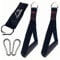 CampTeck U7279 Heavy Duty Resistance Band Handles, Cable Machine Attachments, Exercise Machine Accessories, Gym Pull Handle (Pair) with Carabiners and Carry Bag - Black - Polyurethane Handle