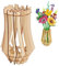 Vaso per fiori vaso in lg, puzzle in legno, per rose, fiori di ciliegio, girasole, tulipani, narcisi, loto, girasole, narcisi, decorazione per la casa, decorazione da tavolo (19 fori)