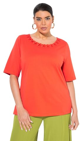 Ulla Popken Damen Shirt Paprika 54+