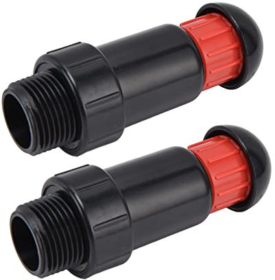 Plastikbewässerungsableitungsventil 2PCs, Gute Versiegelung, Einfach zu Bedienende, Automatische Abgasventil, Bewässerungszubehör, für Gartenbau, Gewächshäuser, Landwirtschaft mit Stall