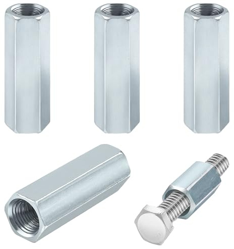 4 Pièces Écrou Long Hexagonaux,Ecrou Long M8,EcrouM8,Entretoise M8,Acier Inoxydable 304,Hexagonal Manchon De EntretoiseM8 30mm En Acier Au Carbone,Écrous De Couplage,Raccords De Tige Filetés