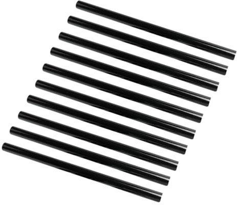 EPIGEIST 10pcs Black Hot Glue Sticks Resin Craft Adhesive for DIY Paper Plastic Wood Fabric Bonding and Home Repair Projects