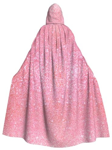 peiyeety Glitzernder Glitzer für Kapuzenumhang, Kostüm, Cape für Männer und Frauen, Halloween, Cosplay, Party