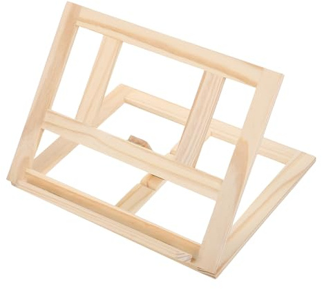 HONITANO Klappbarer Holz-Puzzle-Box-deckelhalter mit Verstellbarem Betrachtungswinkel Multifunktionaler Ständer für Puzzle-Deckel Leseständer und Tablet-Halter Stabiler Organizer für