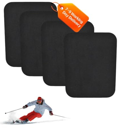 4 Stück Schienbeinschoner Skifahren Snowboard Shin Protector Ski Schienbeinschutz 6MM Dicker Schaumstoff für Skischuh Ski Zubehör