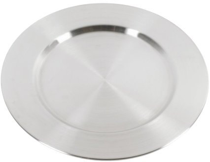 APS Platzteller 31cm rund, Edelstahl, Silber, 28 x 28 x 30 cm