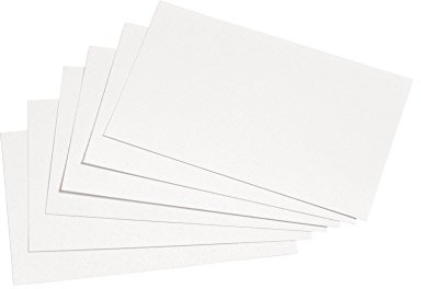 5 Star Record Card Smooth Blank 127x76mm White Ref 15701 [Pack of 100]