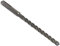 Izar 32055 Broca-Martillo SDS Plus Zentro 4+, Hormigón Reforzado, 1891, 8.0 mm Diámetro Corte, 100 mm Longitud Corte, 165 mm Longitud