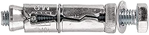 Molly M40814-XJ Boulons à expansion avec Vis M8, Gris, Set de 4 Pièces