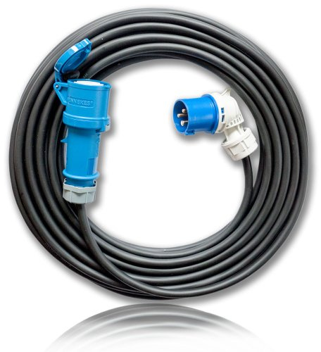 netbote24® | CEE Campingkabel mit Winkelstecker 16A / 230V 3x2,5mm² 25m
