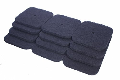 LTWHOME Aktivkohleschwamm für Catit Katzentoilette mit Dach;Jumbo & Smart; 50695, 50696, 50700, 50701, 50702, 50705(12 Stück)