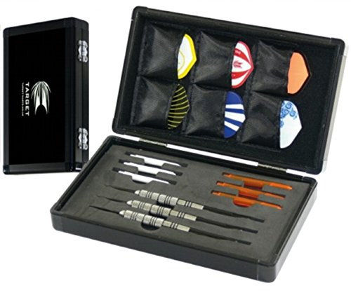 Target Designer Precision Aluminium Dart Koffer (Schwarz)