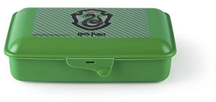 Excelsa Harry Potter Contenitore Porta Pranzo Serpeverde, Verde, 13 x 13 cm