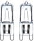 GMY G9 25W Halogen Oven Bulbs 230V for Microwave & Cooker - 2Pack, 300° Heat Tolerant Oven Lamp