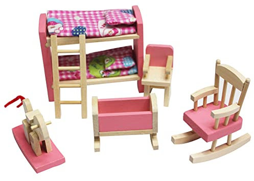LICHENGTAI Set di Mobili da Casa per Le Bambole, Set Mobili per Casa di Bambola Mobili Miniatura Casa Bambole Bagno Camera da Letto Mobili per Casa Delle Bambole Cucina Mobili in Miniatura