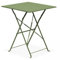 Oviala Table de Jardin Pliante bistrot en Acier Vert Cactus