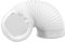 SPARES2GO Flexibler PVC-Entlüftungsschlauch, kompatibel mit Klarstein-Klimaanlage (15,2 cm x 3 m, Weiß)