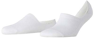 Burlington Damen Füßlinge Athleisure W In weich atmungsaktiv schnelltrocknend unsichtbar einfarbig 1 Paar, Weiß White 2000, 39-42