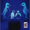 SUPERRUIDALONG 3D Pinguin Fernbedienung 16 Farben Nachtlichter Illusion Acryl LED Tisch Nachttischlampe Kinderzimmer Schreibtisch Dekoration Geburtstag Spielzeug für Kinder