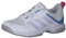 adidas Damen Ligra 7 Indoor Shoes Schuhe, FTWR White/Silver Dawn/Blue Fusion, 38 EU