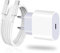 USB C Netzteil 20W Ladegerät kompatibel für i P Hone 11 12 13 14/15 Plus/14 P ro/14 P ro Max iP ad Pro 12.9/11, iP ad Mini 6 Generation, Pixle 5/4/3XL, Schnellladegerät mit 2m Ladekabel
