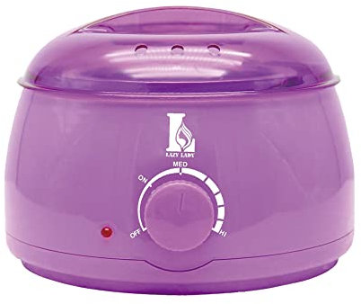 Chauffe-cire électrique pour l'épilation professionnelle - Épilation cire adaptée à la maison Spa Visage Bras Aisselles Jambes - 500ml (Violet)