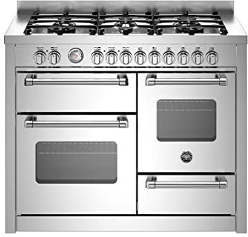 Bertazzoni Master Series MAS116L3EXC 110cm Dual Fuel Range Cooker - Stainless Steel - A/A Rated