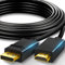 Retoo Adaptateur DisplayPort vers HDMI 4K DisplayPort vers HDMI mâle compatible avec moniteur HDTV projecteur câble d'écran de bureau 6 pieds noir