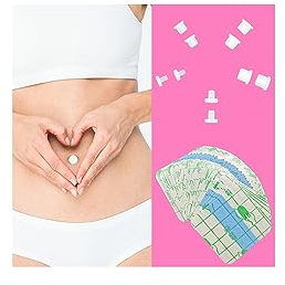 11 x Bauchnabel-Plug für Erwachsene, weiches Silikon, Bauchnabeltrainer, Bauchstraffung für Fettabsaugung (10 Stück + Klebeband)
