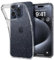 Spigen Liquid Crystal Glitter Hülle Kompatibel mit iPhone 15 Pro -Crystal Quartz