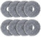 8 Stück Wischtücher Ersatzteile für Roborock Saros 10R / Q Revo/Qrevo MaxV/Qrevo Master/Qrevo Slim/Qrevo Pro/Qrevo S/Qrevo Curve Roboter Staubsauger, Spin Reinigungspads Ersatzzubehör Set