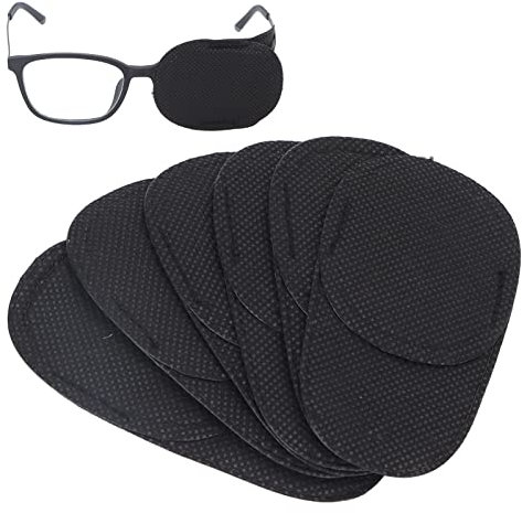 6 Teile/satz Brille Erwachsene Augenklappe Lazy Eye Patch Super Weiche Vlies Augenklappen für Erwachsene Lazy Eye Amblyopie Strabismus