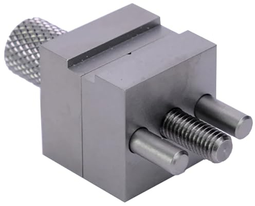 Toplionace Mini Schraubstock Aus Edelstahl Kleiner | 2-in-1 Schraubstock für Den Zusammengebauten Modellbau Werkzeug Hobby Heimwerker