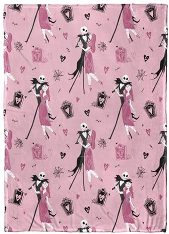 Northwest Nightmare Before Christmas Silk Touch Überwurfdecke, 127 x 177,8 cm, Misfit Tango