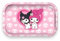 BFF Anime Premium Metal Rolling Tray - 11 x 7 Pink ASH Decorative Multipurpose Serving Tray