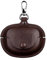 Case for Bose Ultra Open Earbuds, Fashion Premium Leather Shockproof Cover Accessories Case for Bose Ultra Open Earbuds ​with Keychain for Women Men-Dark Brown