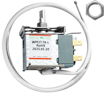 WR50X10085 Freezer Thermostat Replacement Fits for Most GE&Haier Chest Freezer,WPF27.7A-L Temperature Control Fits for Mini Fridge,Replaces 1477823,AP4344994,PS2323338,EAP2323338 ETC