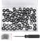 60 Pcs Small Rubber Feet with 304 Stainless Steel Screws, rubber feet for chopping board, Chopping Board, rubber furniture feet for Furniture Feet, Chairs, Sofa