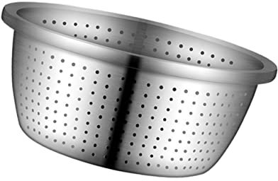 SOIMISS Desagüe De Acero Inoxidable Cesta Para Secar Frutas Cuenco De Drenaje Para Lavar Verduras Para Cocina