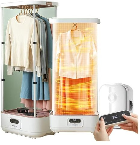 900w Automatic Wireless Vertical Steam Iron, With Remote Control/Built-In Aromatherapy Box, Collapsible Hanging Garment Steamer, For Clothes & Fabric, Quickly Removes Wrinkles