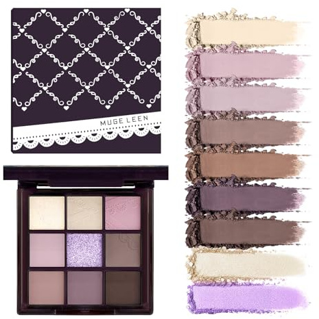 Flintronic 9 Ombretti dal Colore Intenso, Formula Cremosa Sfumabile, Palette Ombretti Ad Alta Pigmentazione, Opaco e Luminoso, Ultimate Shadow, Waterproof, Per le Feste e per il Trucco Quotidiano