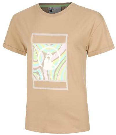 Quiet Please Swirl Court T-Shirt Damen