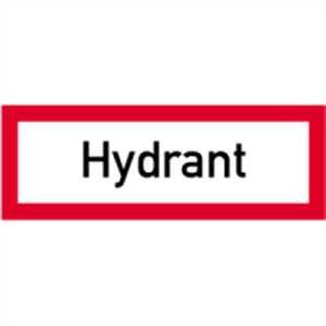 Schild Hinweisschild: Hydrant Alu 10,5 x 29,7cm