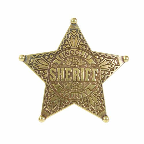 Sheriffstern Messing 1881 Pat Garrett New Mexico