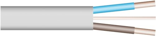 Electrovision FLAT TWIN & EARTH 10MM 6242Y HANK 2 M