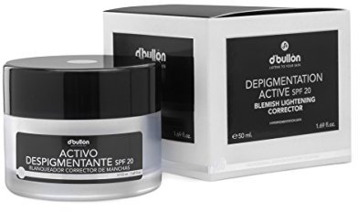 D'Bullón Professionelle Anti-Flecken-Creme mit Wirkstoff zur Depigmentierung, als Weißmacher und Korrektor, mit Sonnenschutzfaktor SPF 20-50 ml