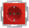Busch-Jaeger 20 EUC-917 SCHUKO Steckdosen-Einsatz Rot Balance SI 2CKA002011A6234