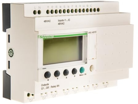 Schneider Sr2A201E Zelio Logic Relais Compact 20 e a 48 V Ac Non Horloge Ecran