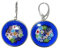 Venetiaurum - Boucles d'oreilles pour Femme avec Murrina 26mm en Verre de Murano Original et Argent 925 - Bijou Certifié Made In Italy